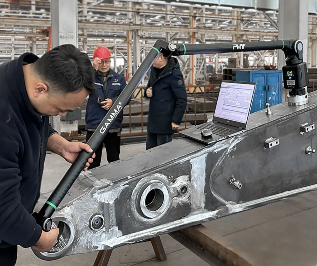 工程机械挖机动臂检测