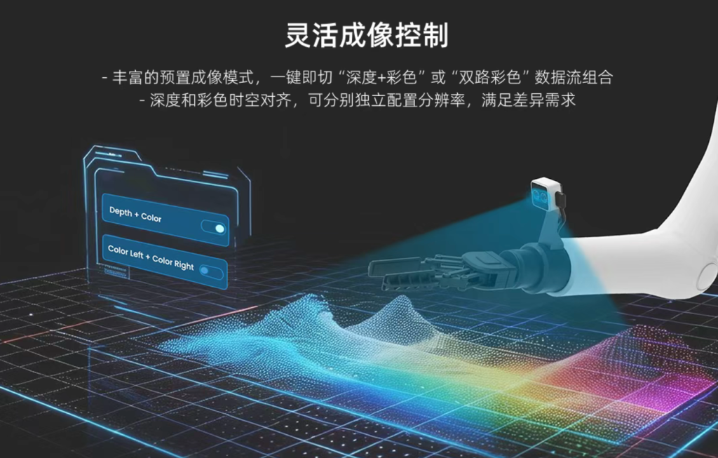 奥比中光发布Gemini 305，为机械臂腕部打造“指尖级”3D视觉